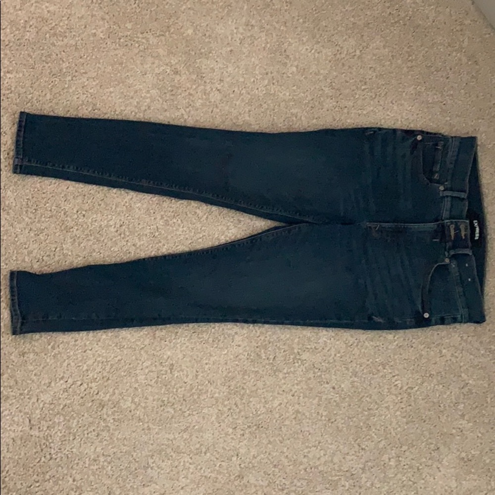 Express medium wash jean